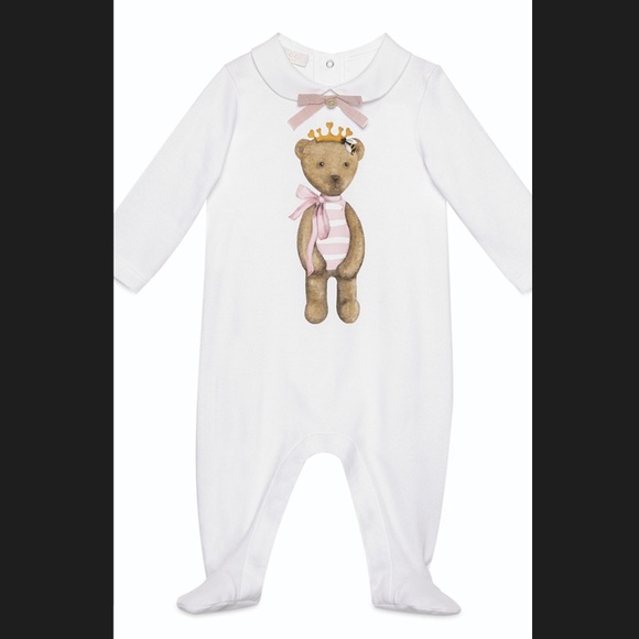 Gucci Other - NWOT Gucci Teddy Footie Pajamas 18-24 Months**